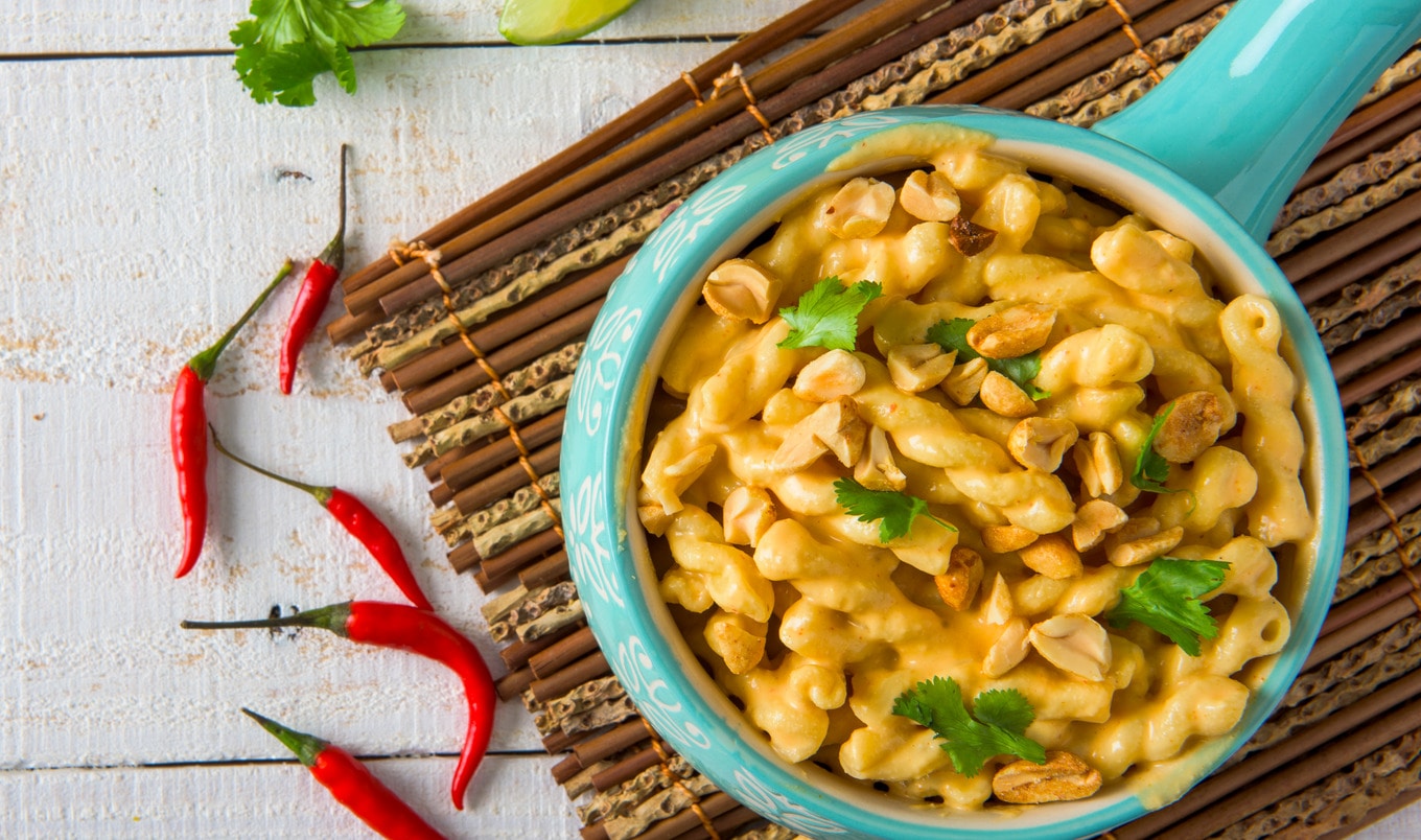 Creamy Vegan Thai Mac