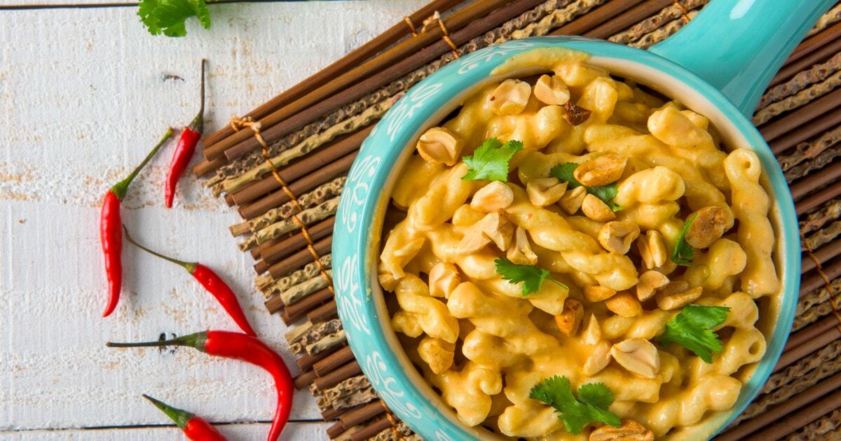 Creamy Vegan Thai Mac and Cheese | VegNews