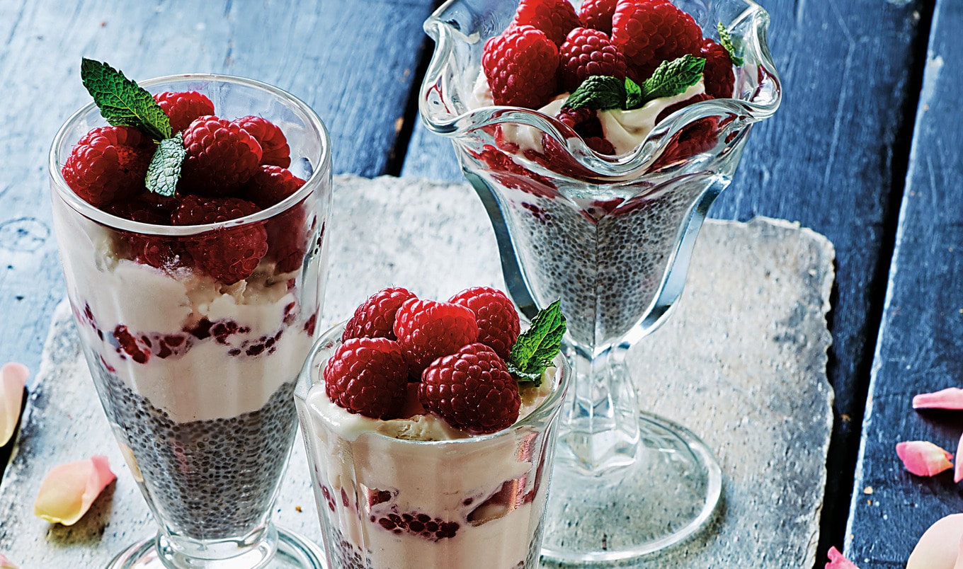 Indian Raspberry-Rose Falooda Sundae