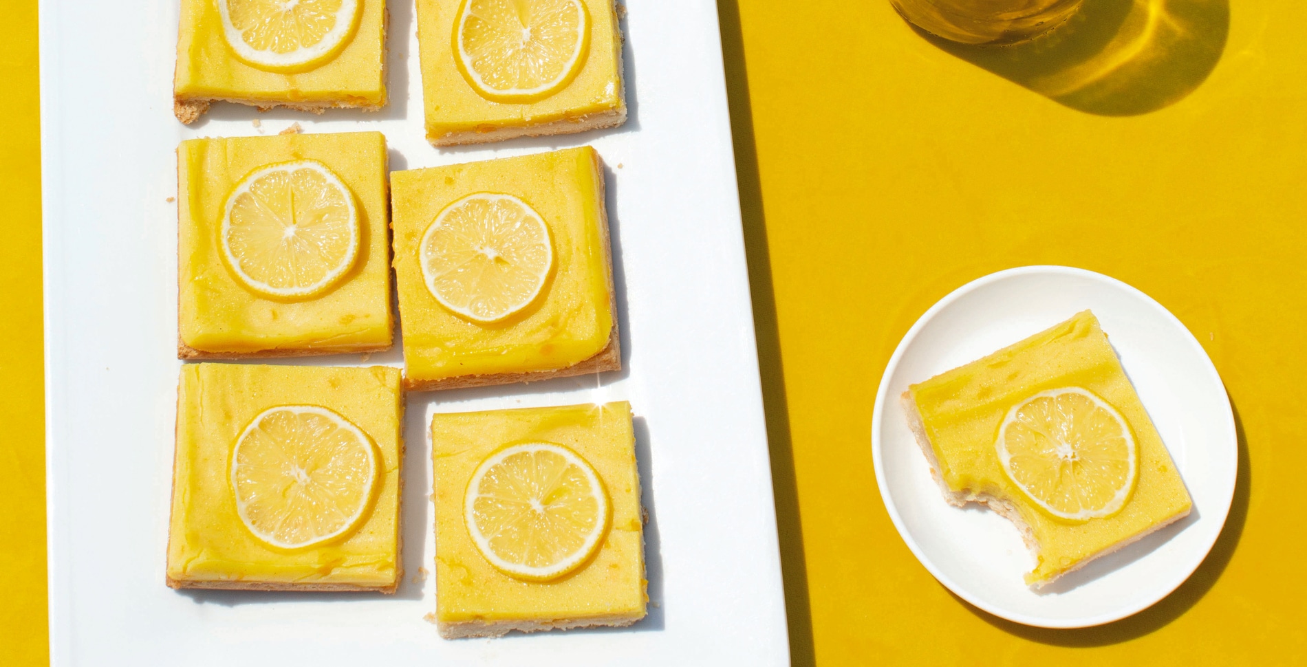 Vegan Turmeric and Meyer Lemon Squares