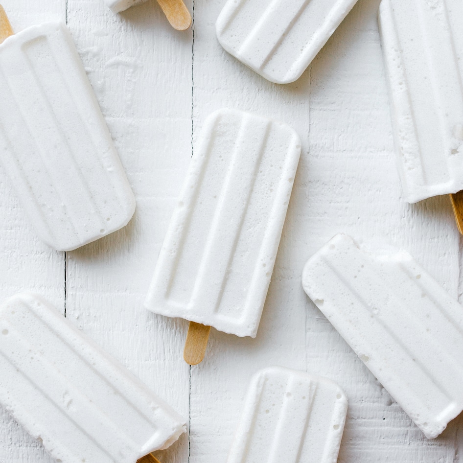 Vegan Marshmallow Coconut Cream Popsicles