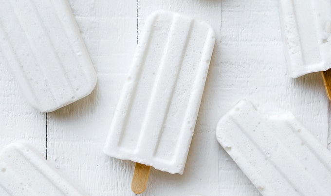 Vegan Marshmallow-Coconut Cream Popsicles