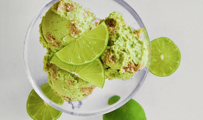 Raw Vegan Key Lime Pie Ice Cream