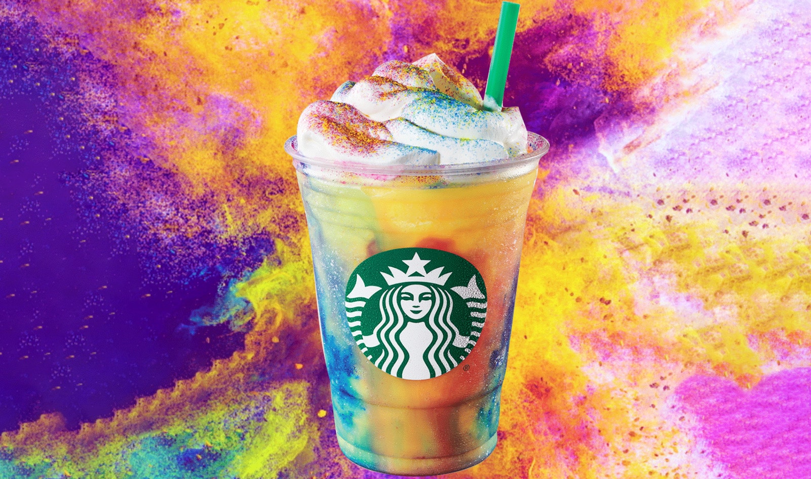 Starbucks Debuts Tie-Dye Frappuccino and Here’s How to Order It Vegan