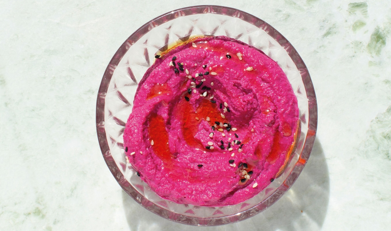 Pretty in Pink Beet Hummus