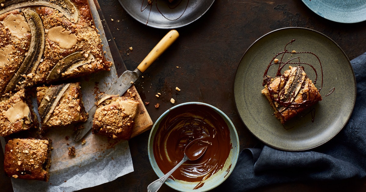 Vegan Banana Bread Peanut Butter Blondies - Vimarsana News