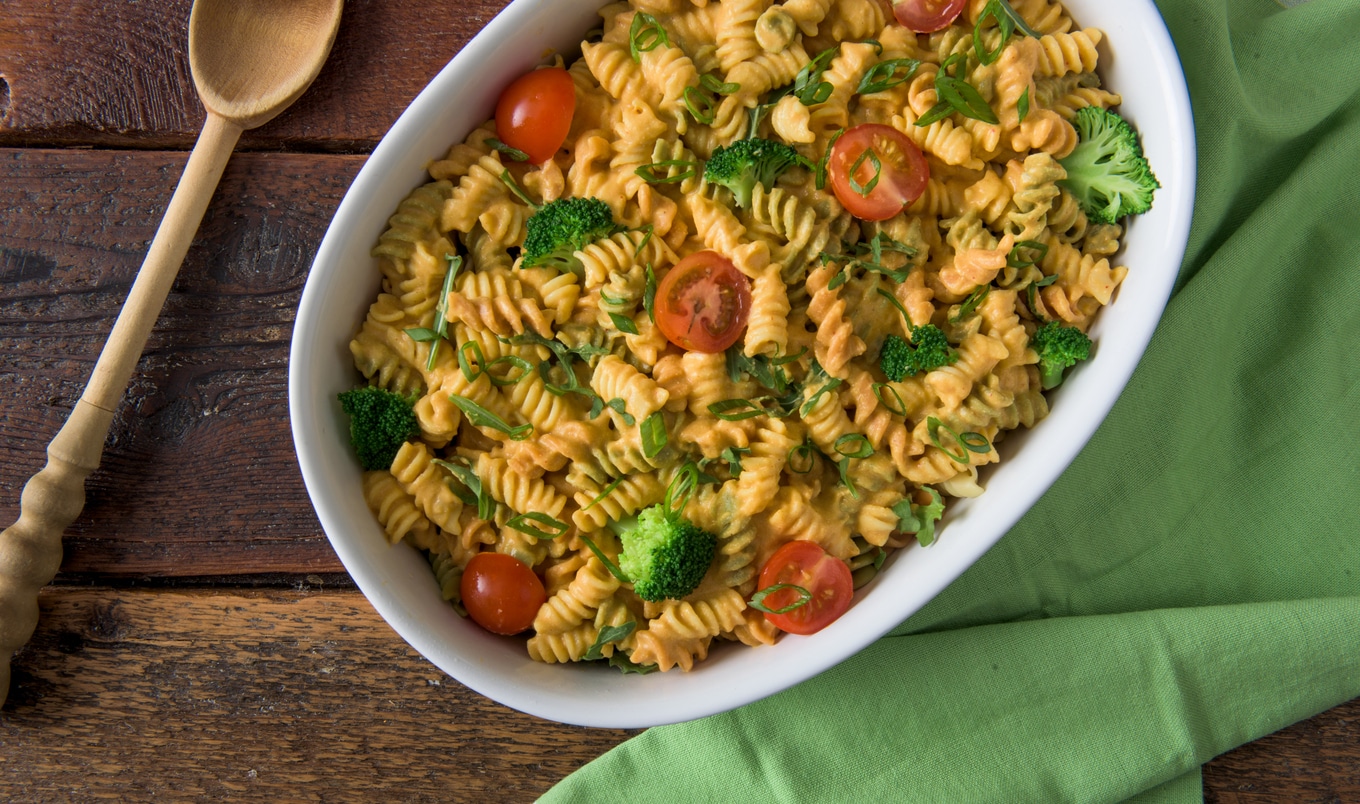 Vegan Primavera Mac and Cheese