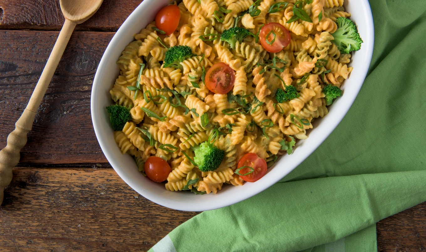 Vegan Primavera Mac and Cheese