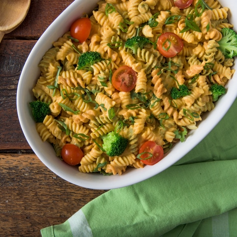 Vegan Primavera Mac and Cheese