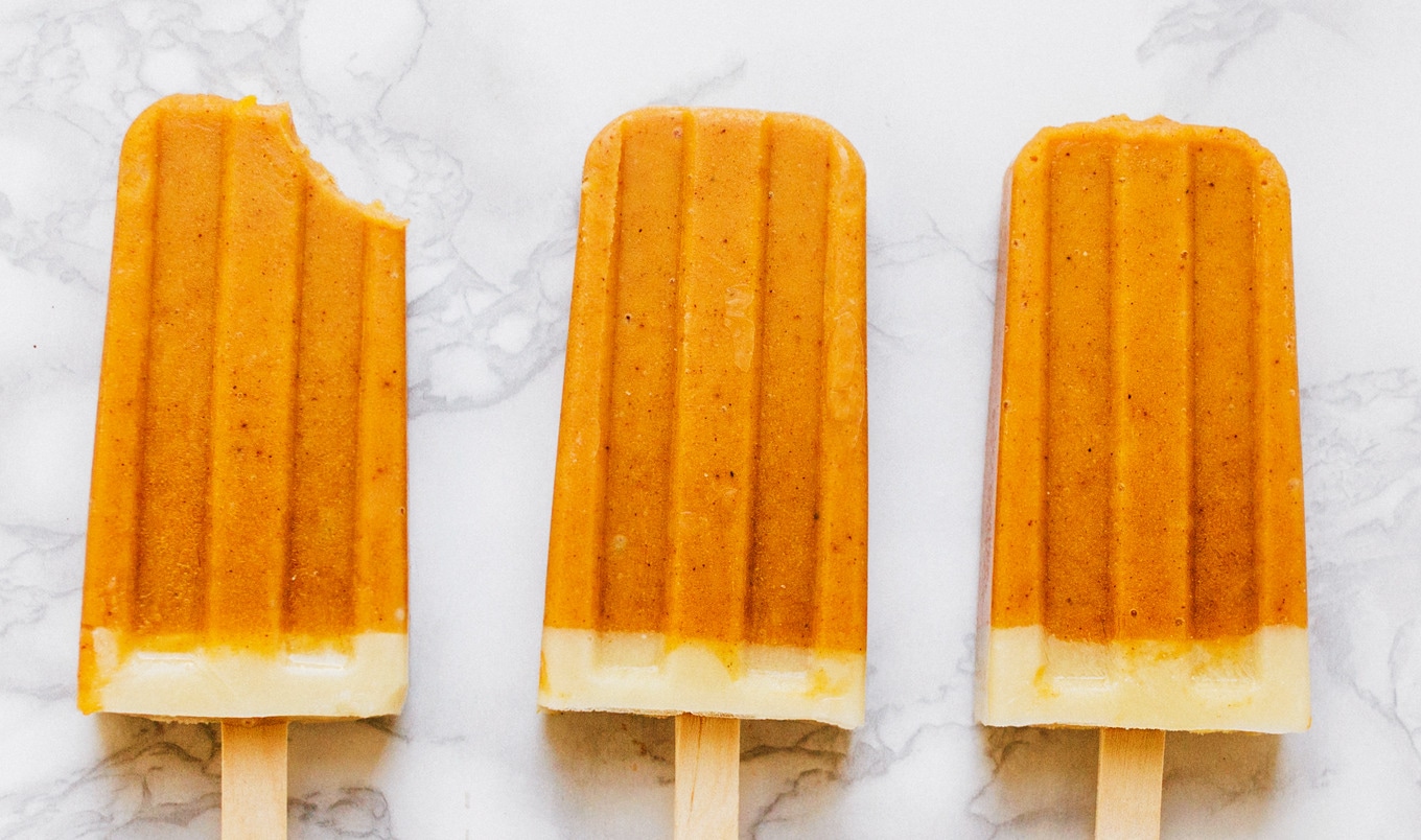 Vegan Sweet Potato Pie Popsicles&nbsp;