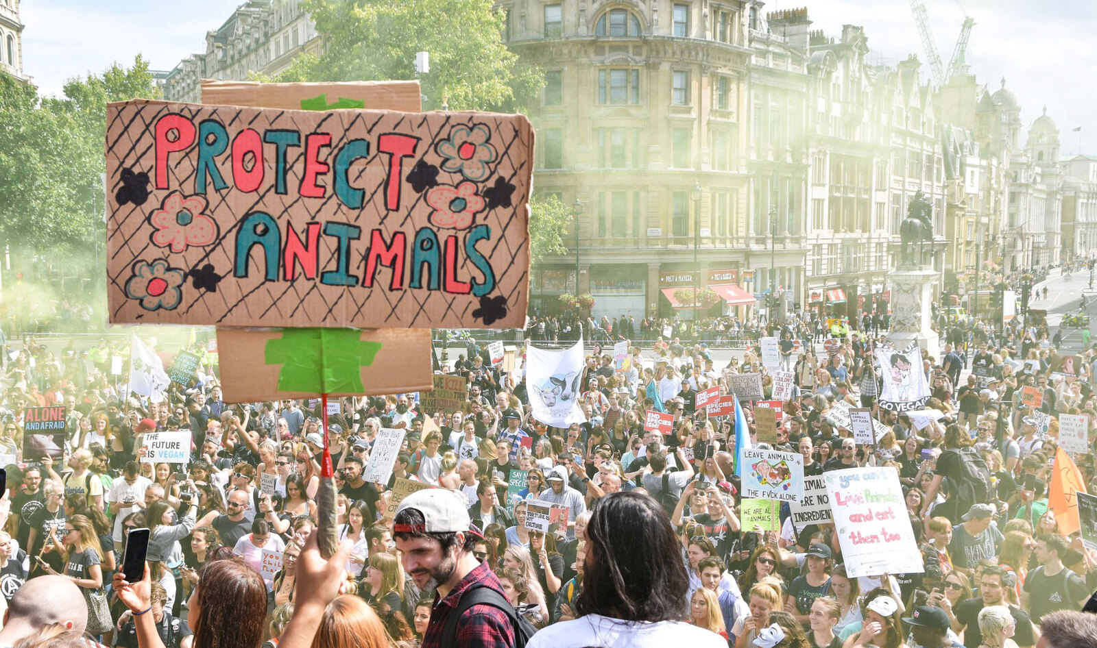 Record 12,000 Vegan Activists March for Animal Rights in London
