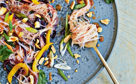 Vegan Five-Minute Rainbow Noodles&nbsp;