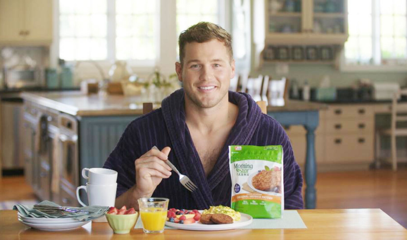 <i>The Bachelor</i> Star Colton Underwood Partners with MorningStar to Promote Meatless Breakfast