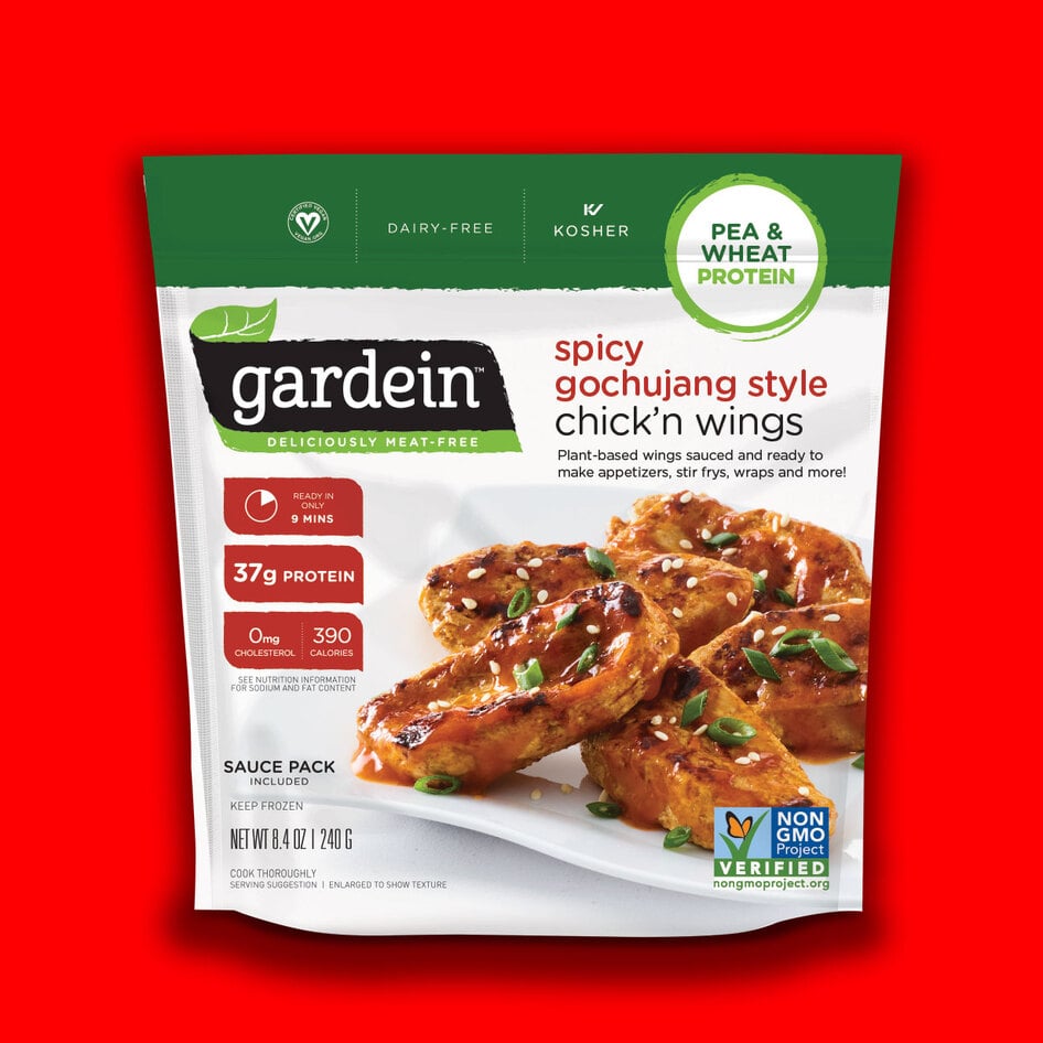 Gardein Launches Korean-Spiced Vegan Chicken Wings at Target and Walmart Nationwide