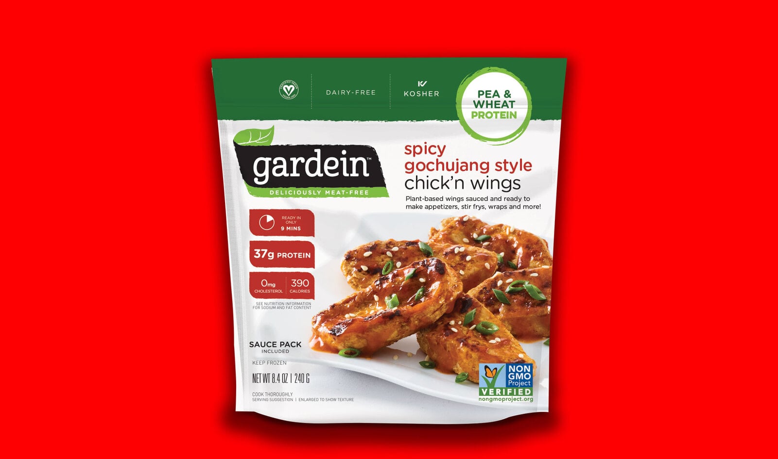 Gardein Launches Korean-Spiced Vegan Chicken Wings at Target and Walmart Nationwide