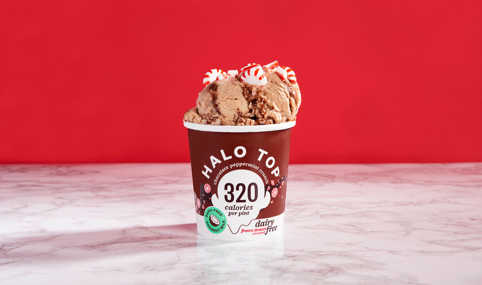Halo Top Launches Vegan Peppermint Ice Cream for Christmas 