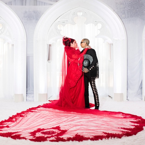 Love, Latex & Luxury: The Vegan Wedding of Kat Von D & Leafar Seyer 