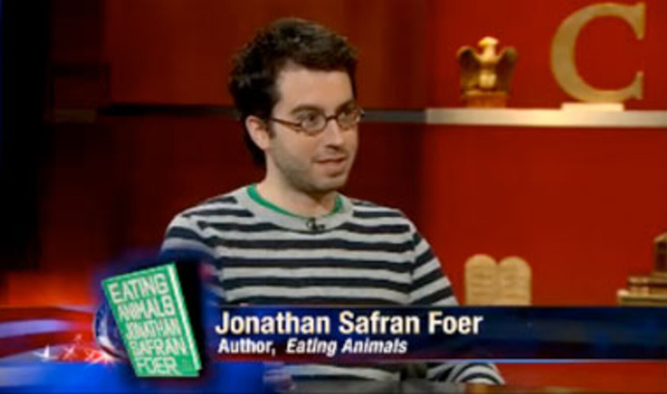 Foer On <i>Colbert Report</i>