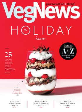 VegNews Magazine Holiday Issue #120 October November December 2019