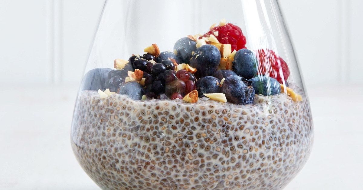 Chia Berry Vanilla Breakfast Pudding | VegNews