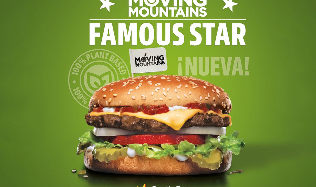 Carl’s Jr. Debuts Meatless Famous Star Burger in Spain VegNews