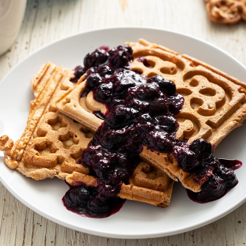 Vegan Copycat IHOP New York Cheesecake Pancakes