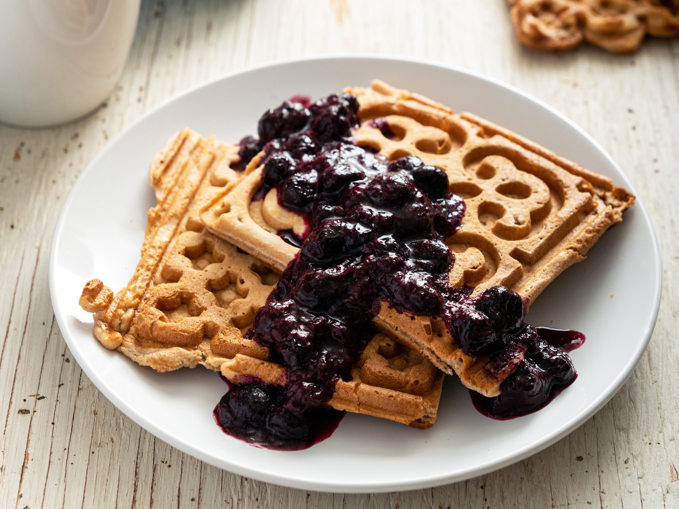 VegNews.BloodOrangeWaffles