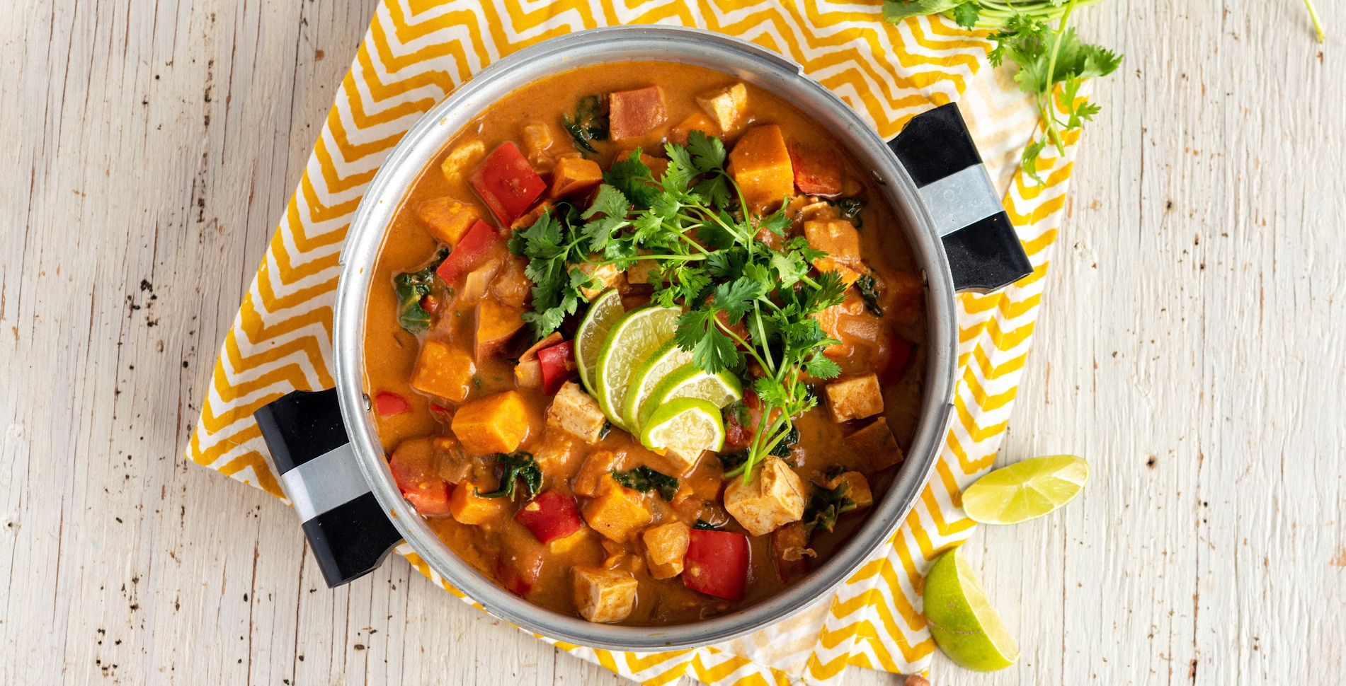 Hearty Almond Butter Sweet Potato and Kale Stew