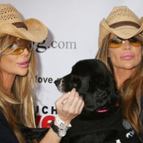 Barbi Twins Pose for Fur Doc
