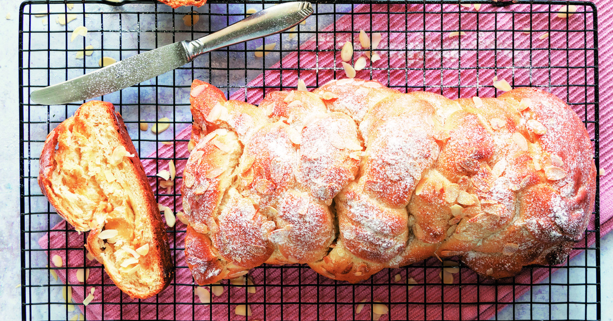 Vegan Marzipan Challah  | VegNews