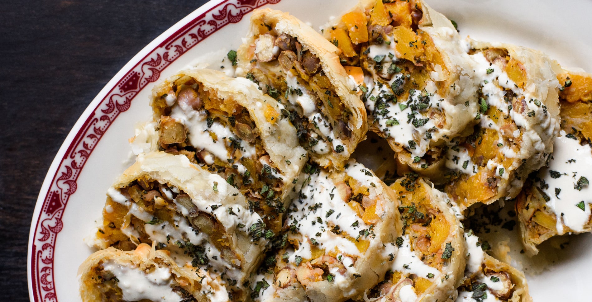 Plant-Based Butternut Squash Harvest Roll