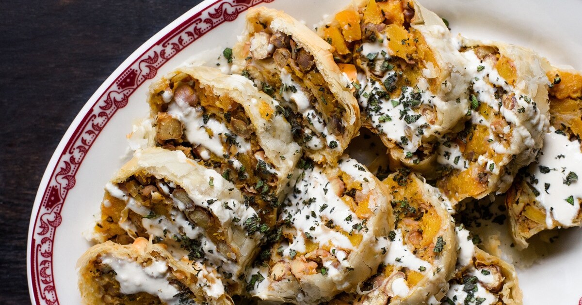 Plant-Based Butternut Squash Harvest Roll | VegNews