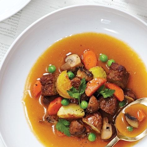 Vegan Boeuf Bourguignon in Red Wine Sauce