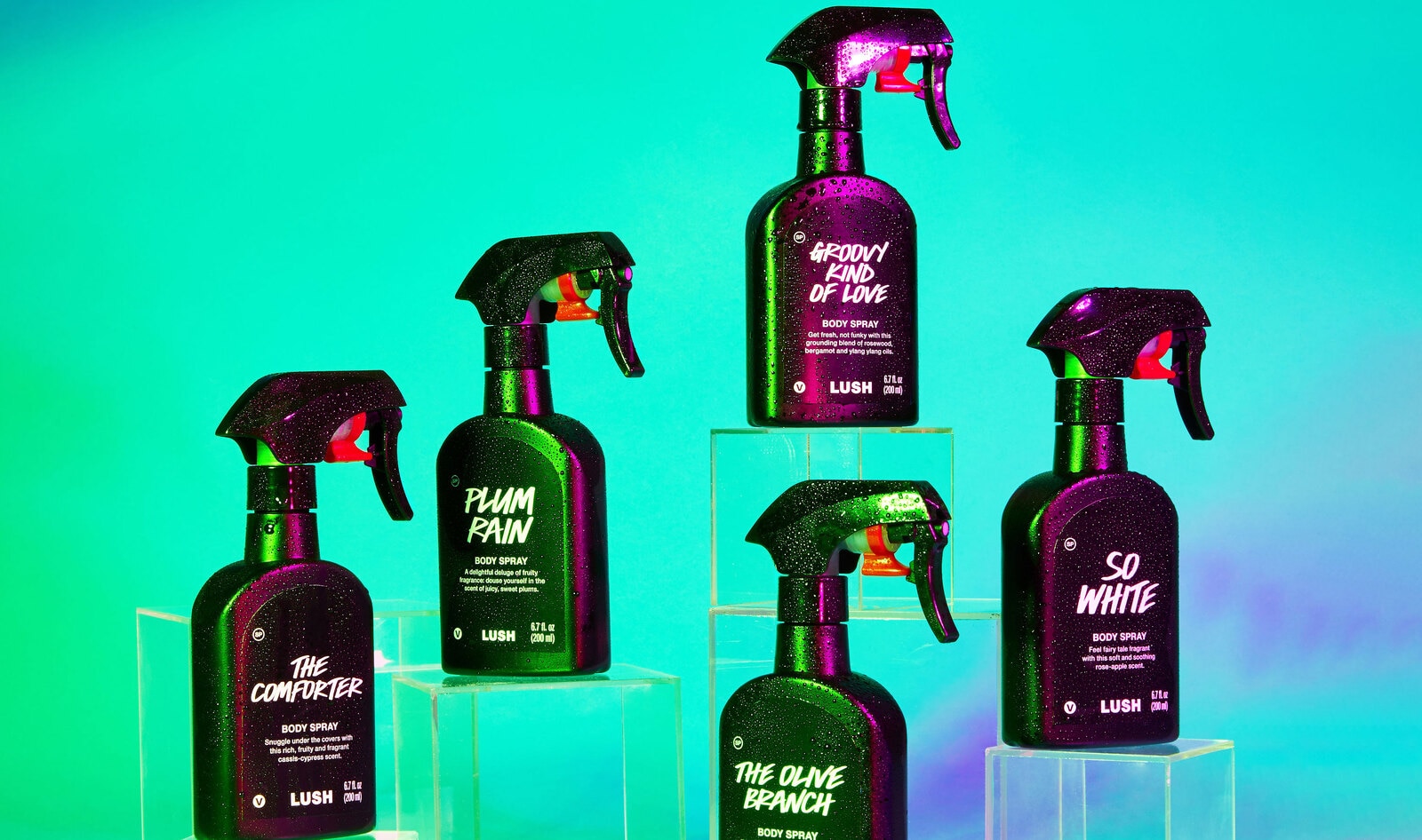 LUSH Turns Its Best Scents Into 20 New Vegan Body Sprays