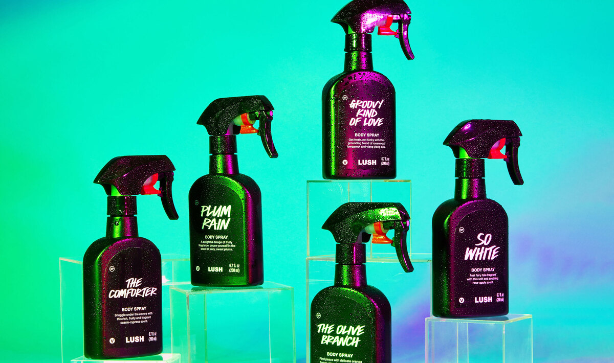 LUSH Turns Its Best Scents Into 20 New Vegan Body Sprays VegNews