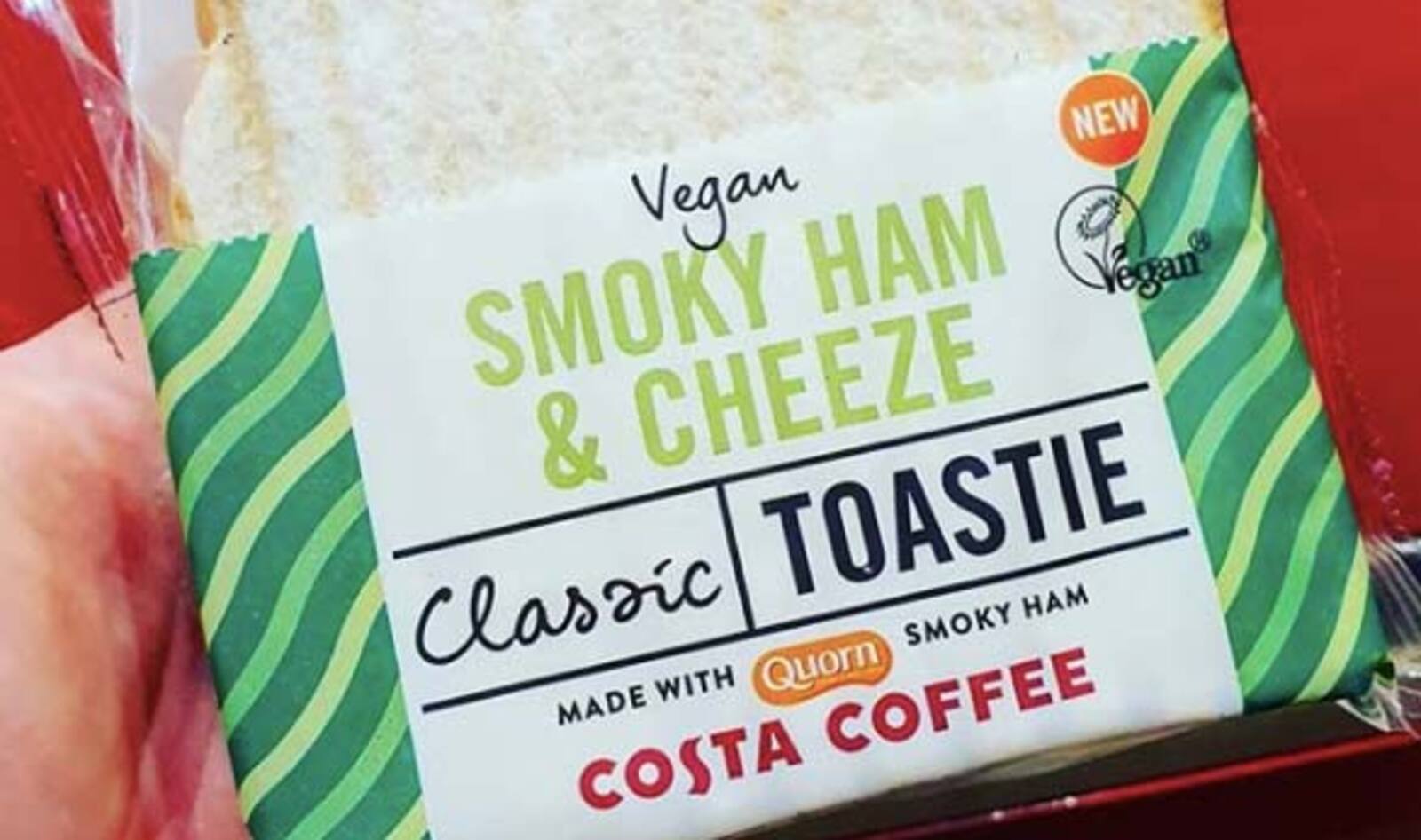 UK’s Largest Coffee Chain Launches Vegan Ham and Cheese Sandwiches 