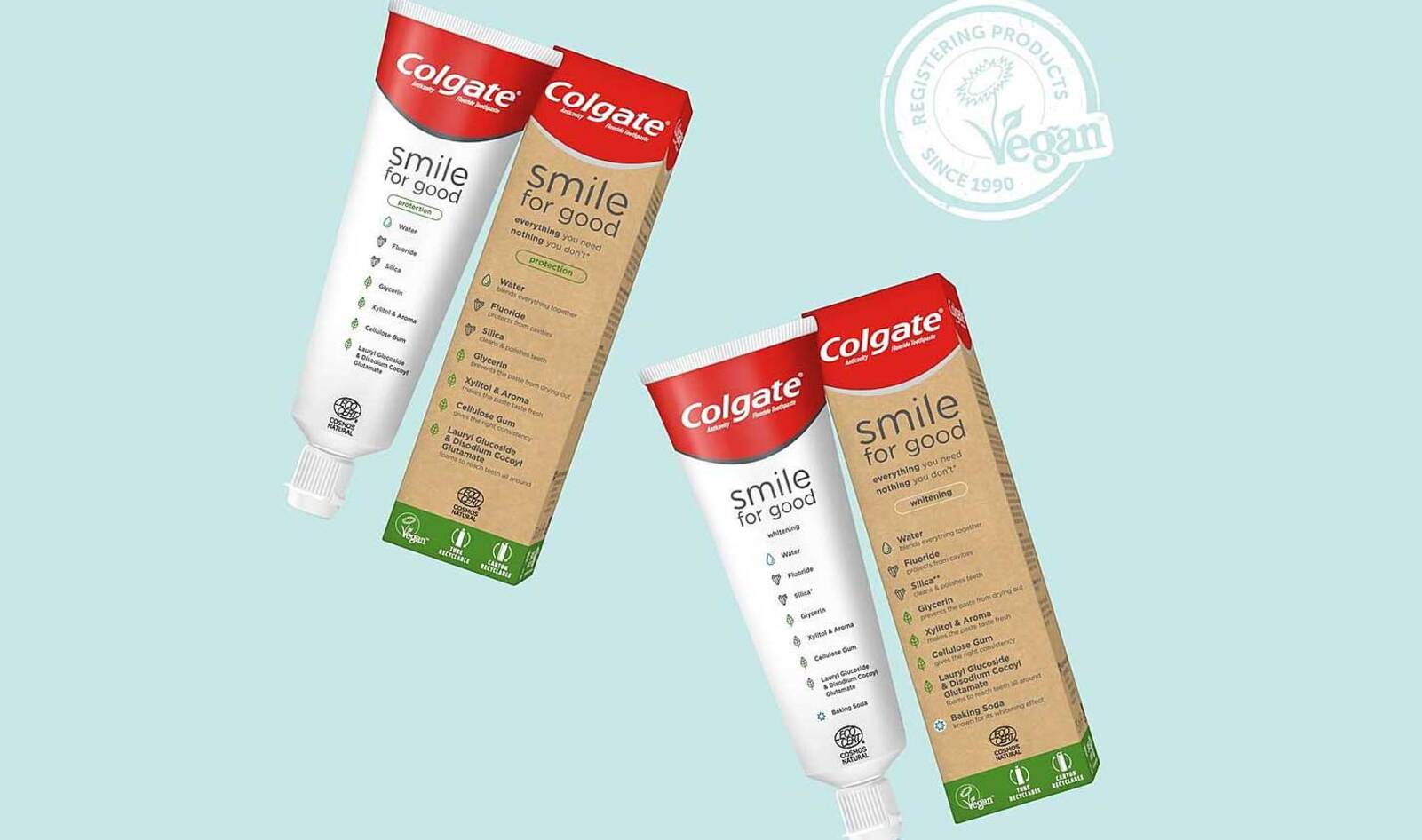Colgate Launches Vegan Toothpaste in Recyclable Tubes in Europe 
