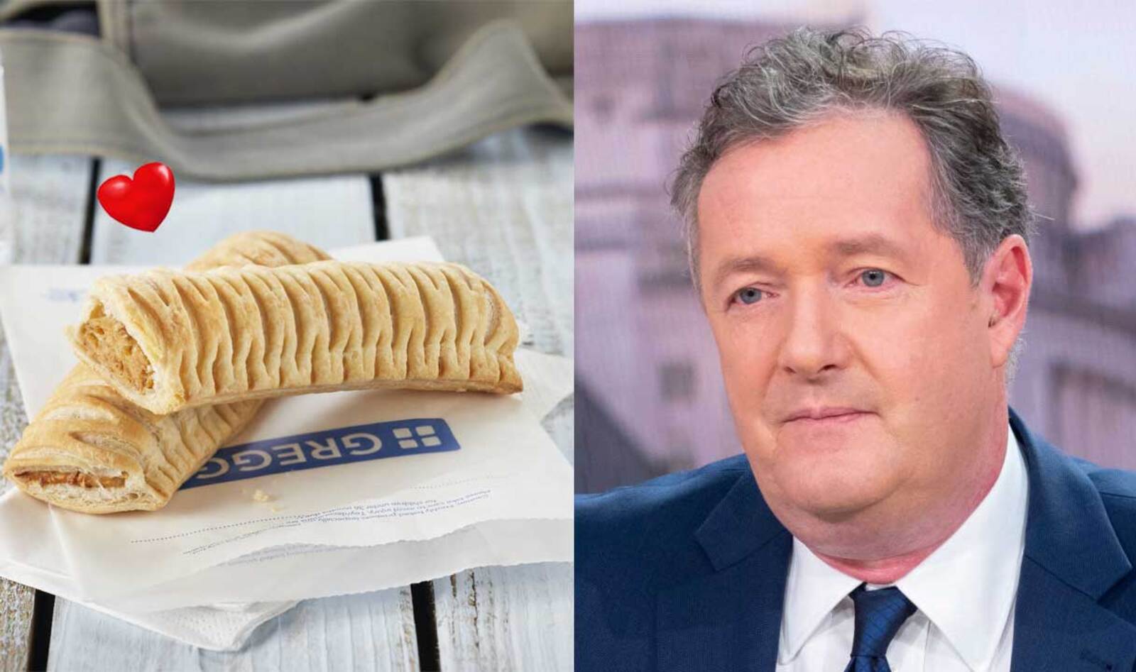 Piers Morgan Has a Sexy Encounter with a Vegan Sausage Roll in New Erotic Novella