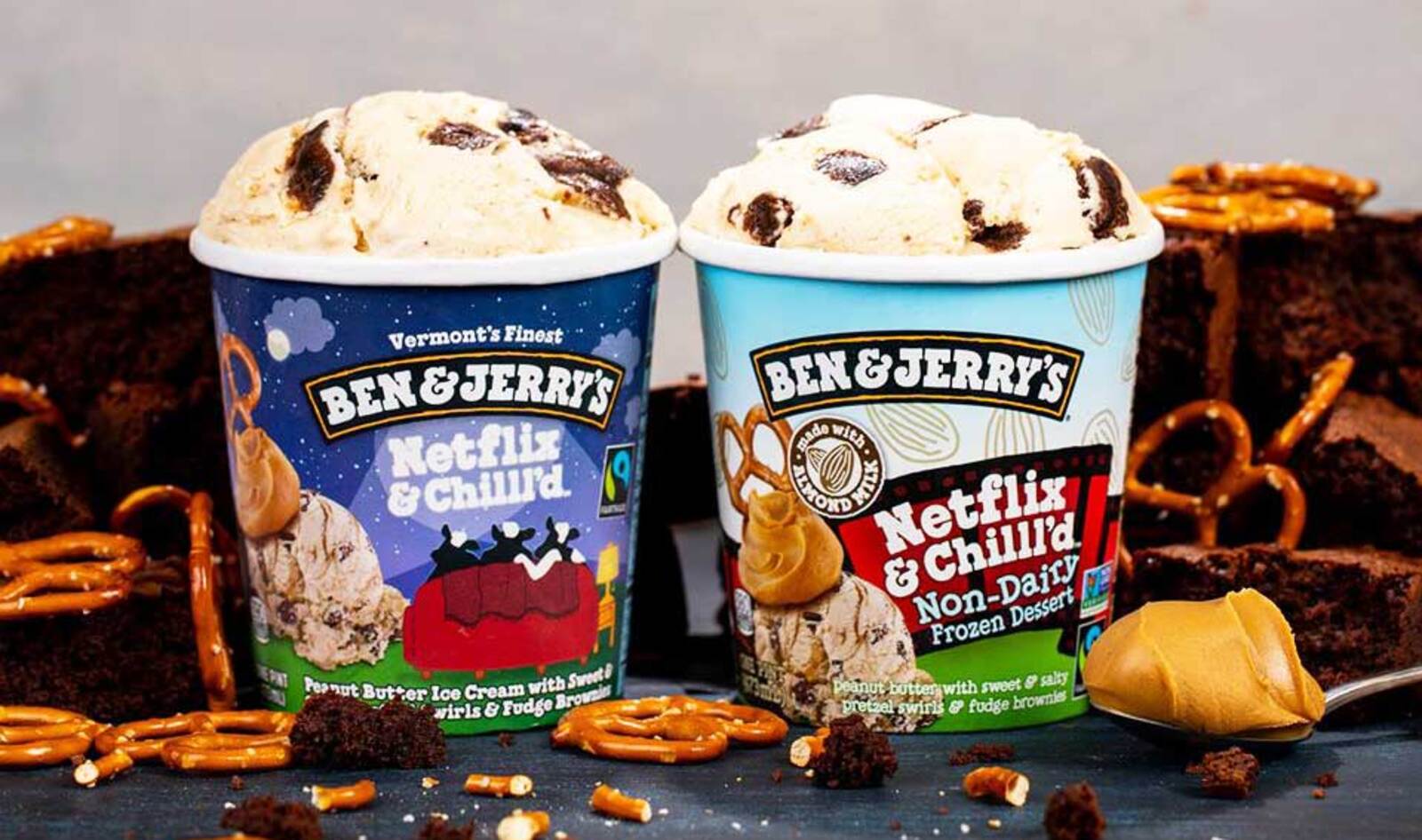 Ben &amp; Jerry’s Debuts Vegan “Netflix &amp; Chilll’d” Ice Cream Flavor