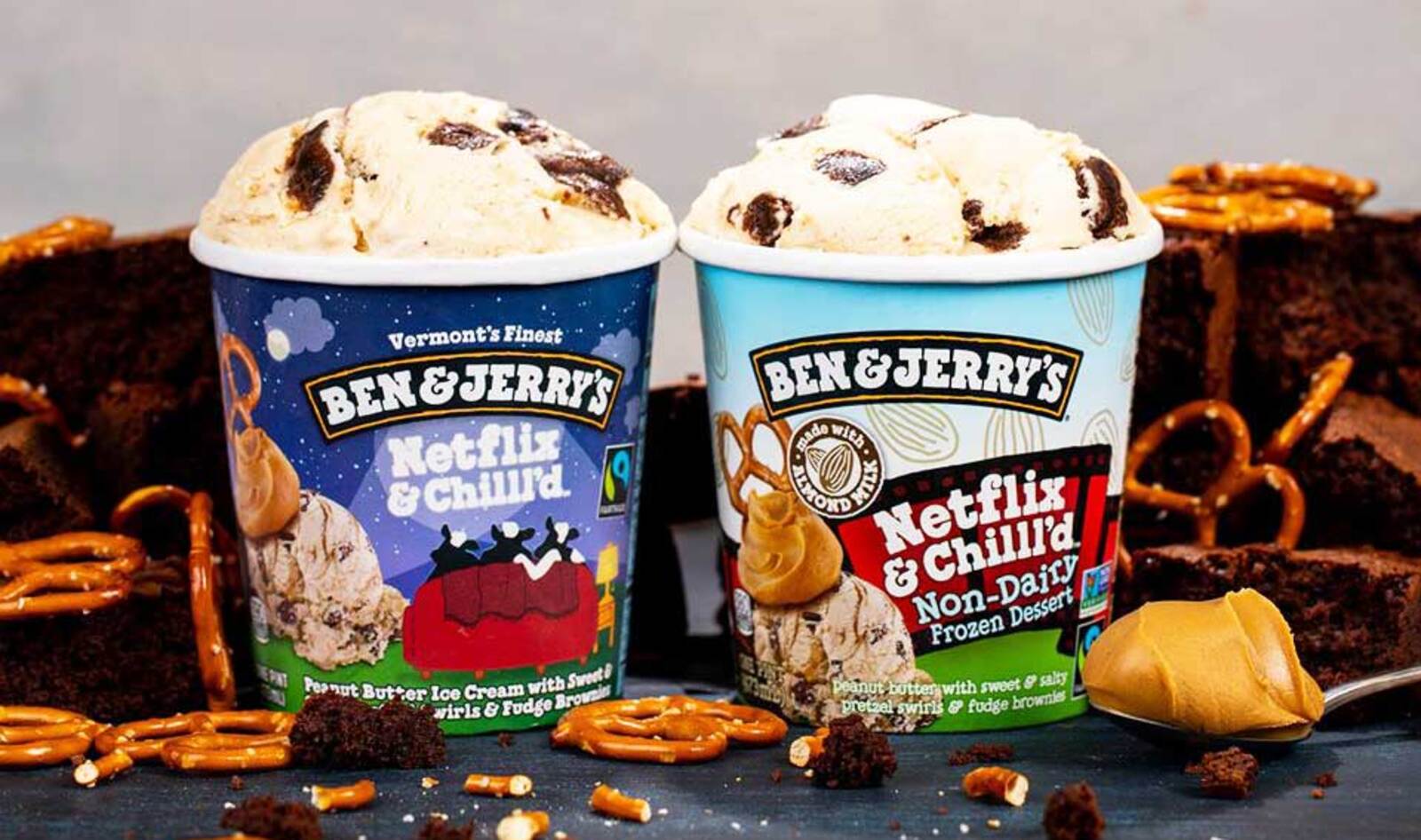 Ben & Jerry’s Debuts Vegan “Netflix & Chilll’d” Ice Cream Flavor