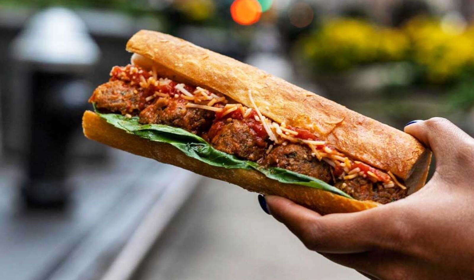 Vegan Impossible Meatball Parm Sandwich Debuts at NYC Chain Fresh&Co