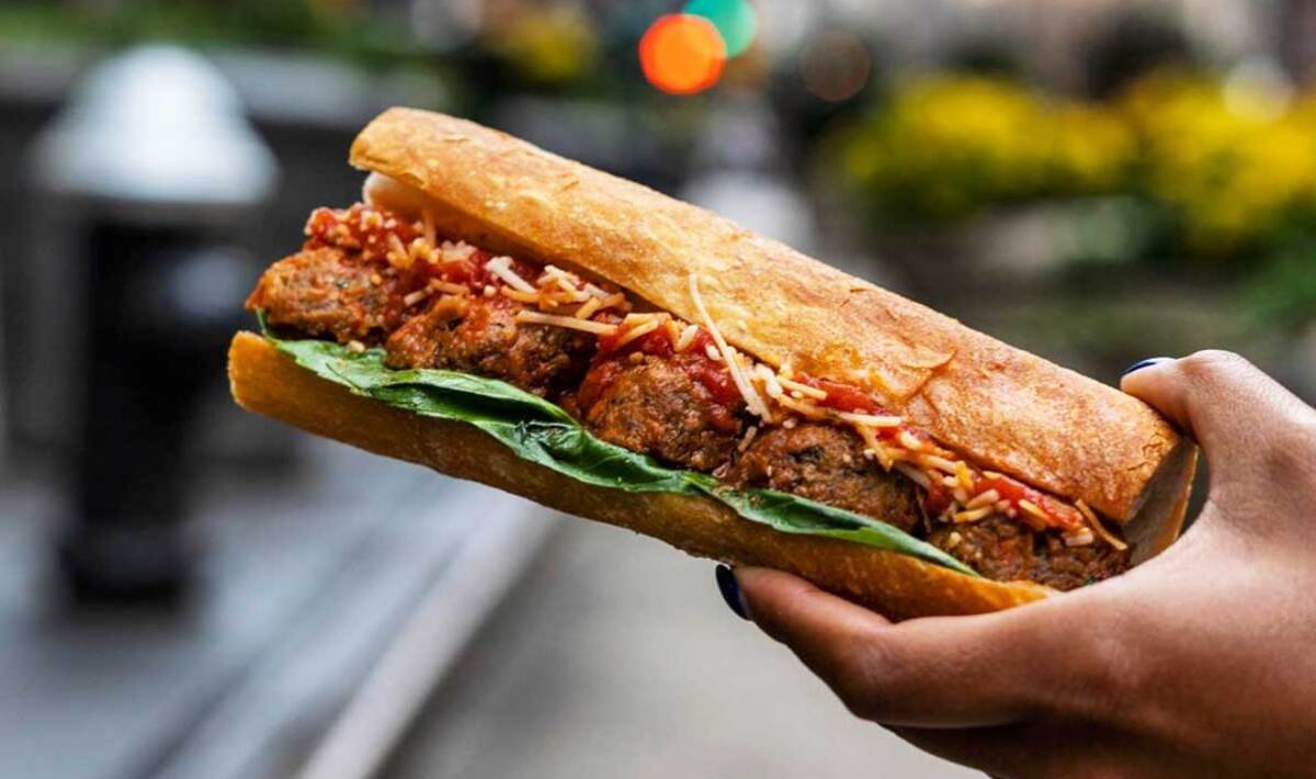 Vegan Impossible Meatball Parm Sandwich Debuts at NYC Chain Fresh&Co VegNews