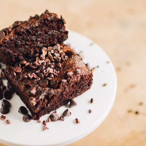 Vegan Gluten-Free Chocolate Chip Brownies