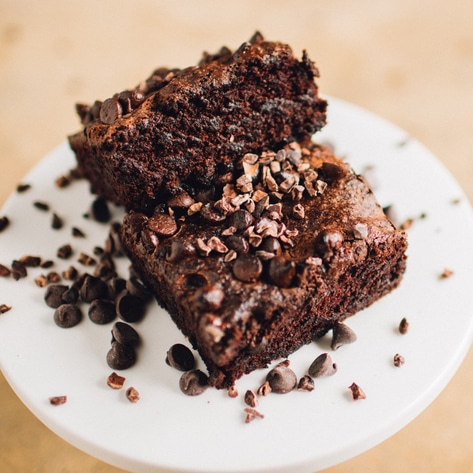 Vegan Gluten-Free Chocolate Chip Brownies