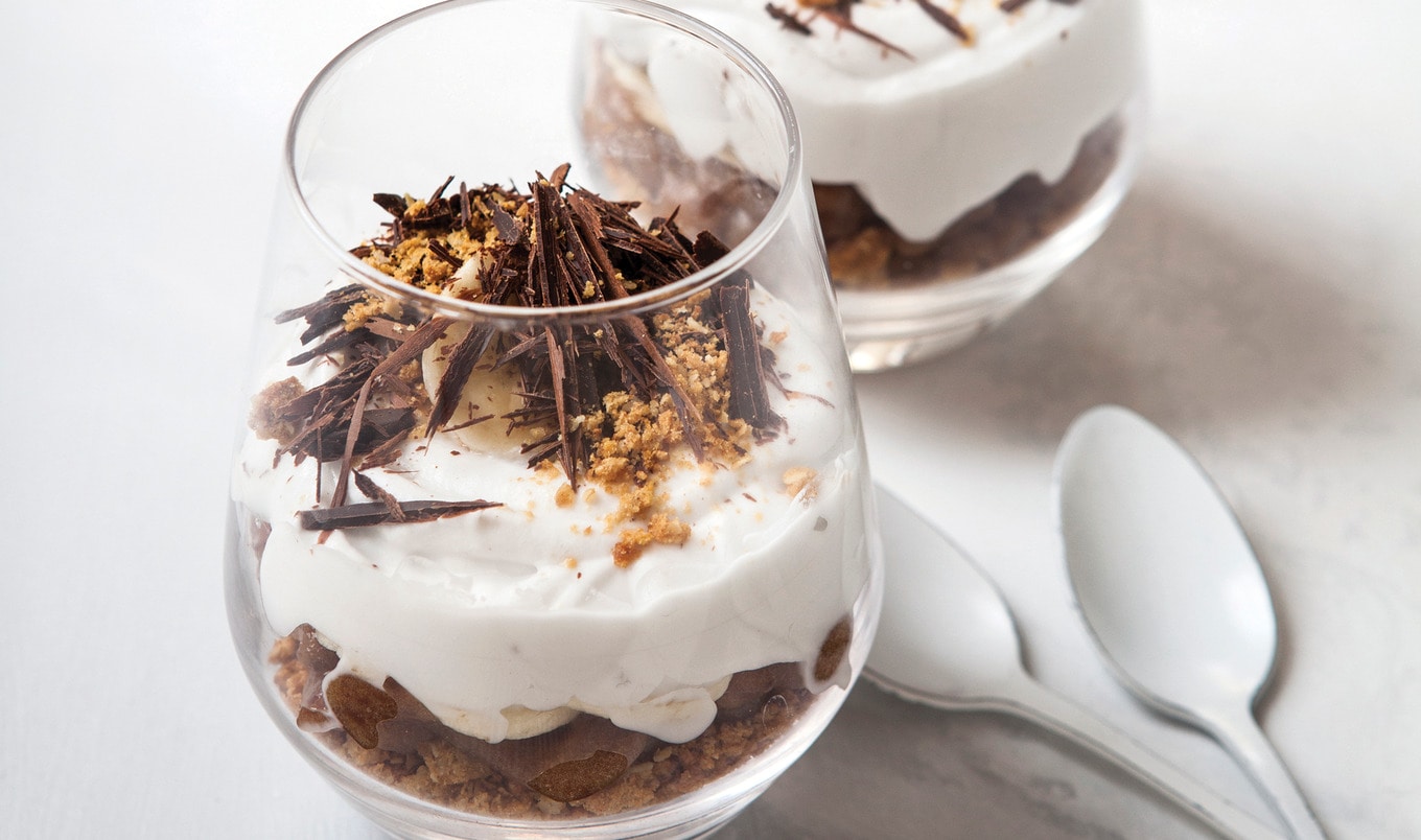 Easy Vegan Banoffee Date Caramel Pots