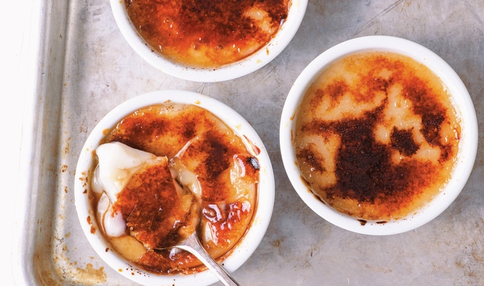 Vegan White Chocolate Crème Brûlée 