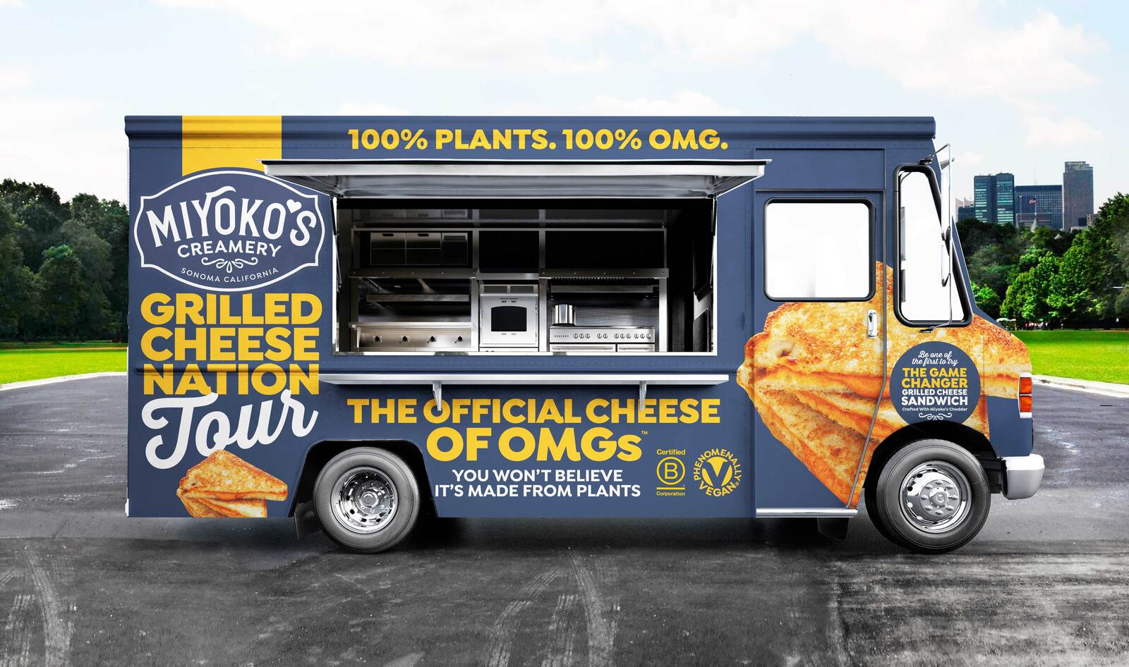 Miyoko’s Food Truck to Give Away 15,000 Vegan Grilled Cheese Sandwiches in Cross-Country Tour
