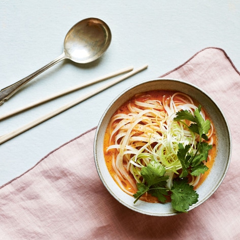 Spicy Vegan Noodle Soup