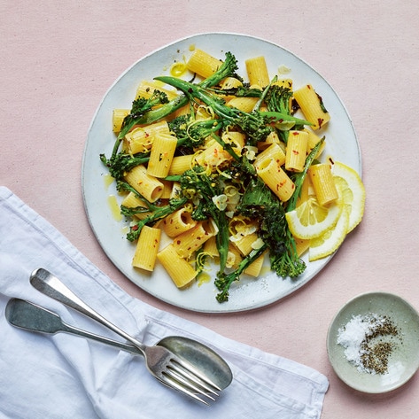 Vegan Roasted Lemony Broccoli Rigatoni&nbsp;