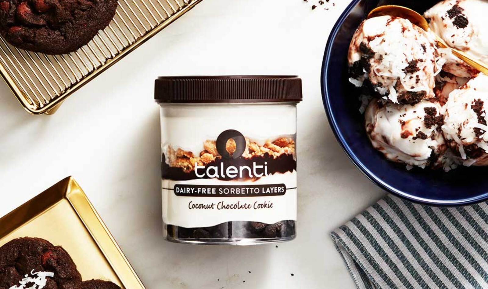 Talenti Launches Vegan Gelato Layered with Chocolate Cookies and Hot Fudge 